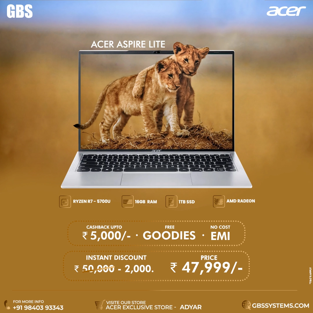 Acer Laptop Offers in Chennai